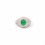 Cabochon Emerald Ring