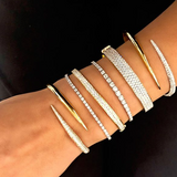 Two Row Revolve Diamond Bracelet