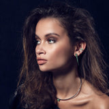Spike Emerald Earring