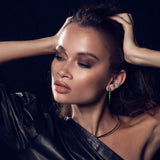 Spike Emerald Earring