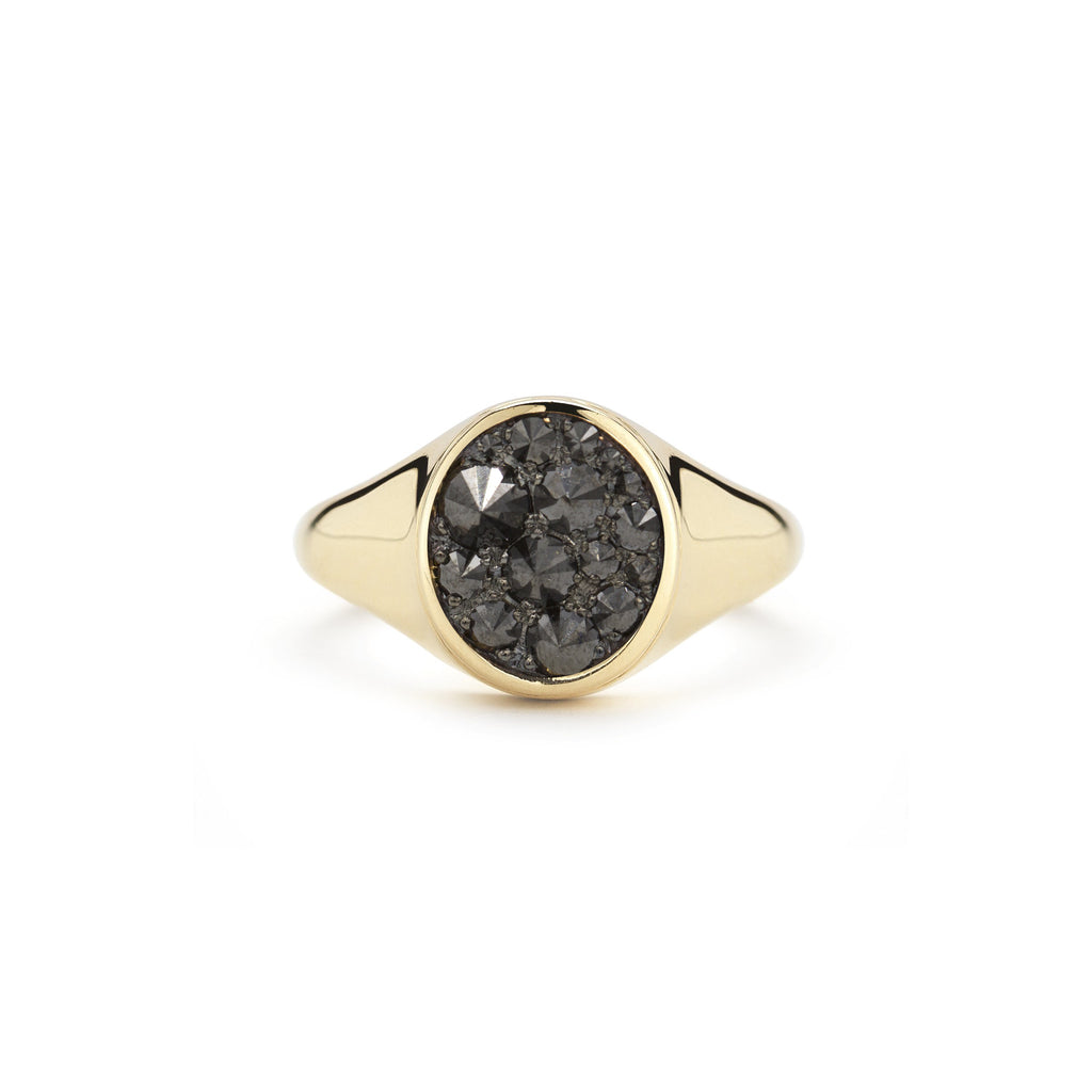 Diamond signet ring Clearance