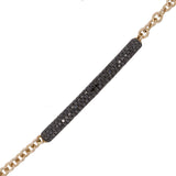 Diamond Bar and Chain Bracelet