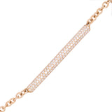 Diamond Bar and Chain Bracelet