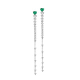 Heartbreak Emerald Diamond Earring
