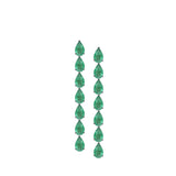 Rock Emerald Earring