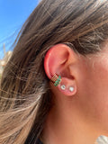 Mini Emerald Cluster Pears Earcuff