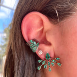 Emerald Cluster Pears Earcuff
