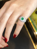 Cabochon Emerald Ring