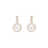 Shimmer Quartz Diamond Earring