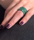 Revelation Pear Emerald Ring