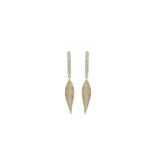 Leaf Hoop Earring