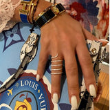Five Row Twirl Ring