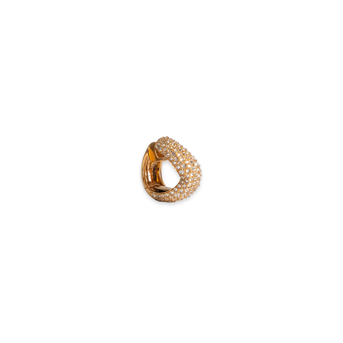 Diamond Inverted Wave Earcuff