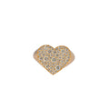 Heart White Diamond Ring