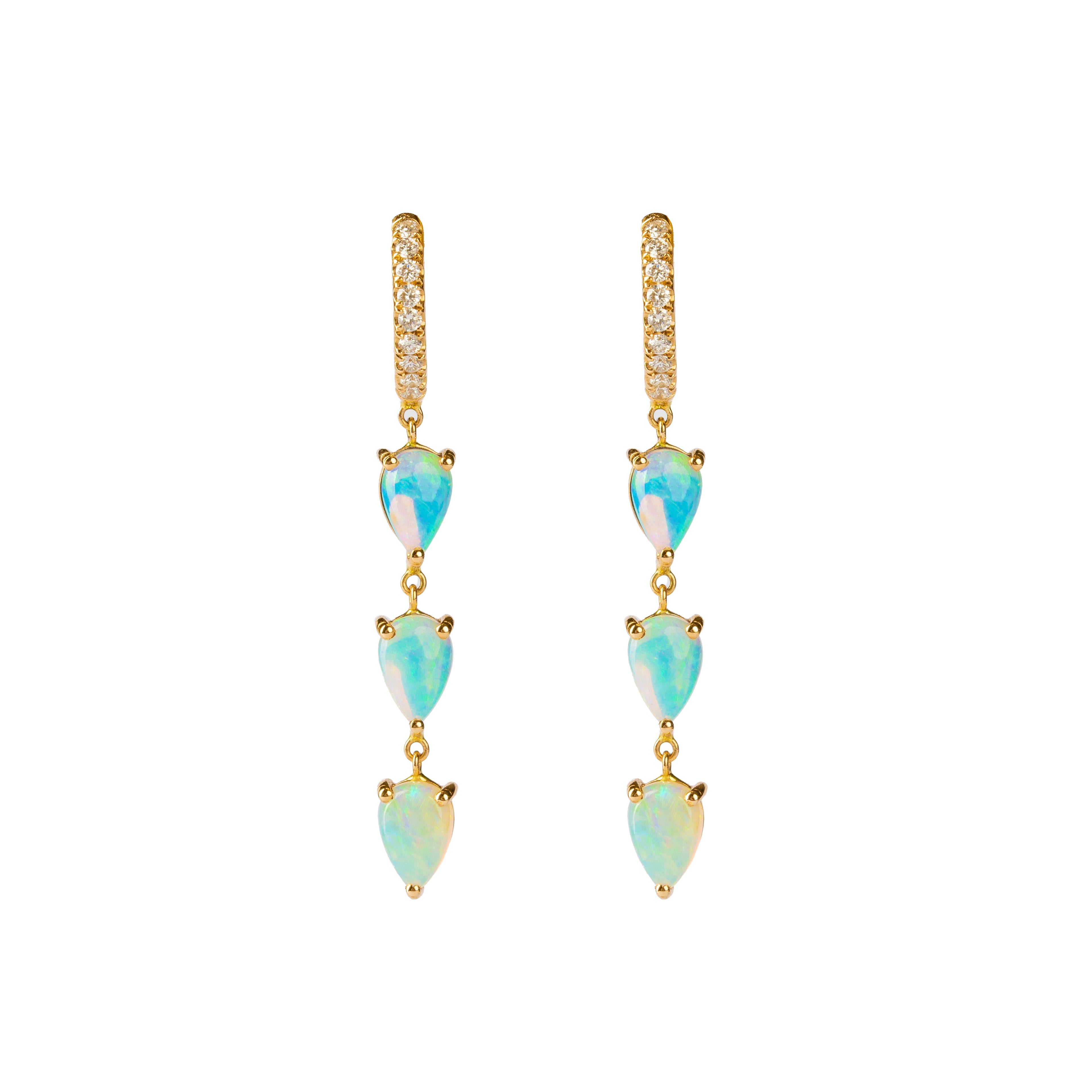 Opal Droplets Hoop