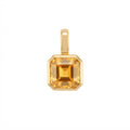 Citrine Ascher Bezel Charm