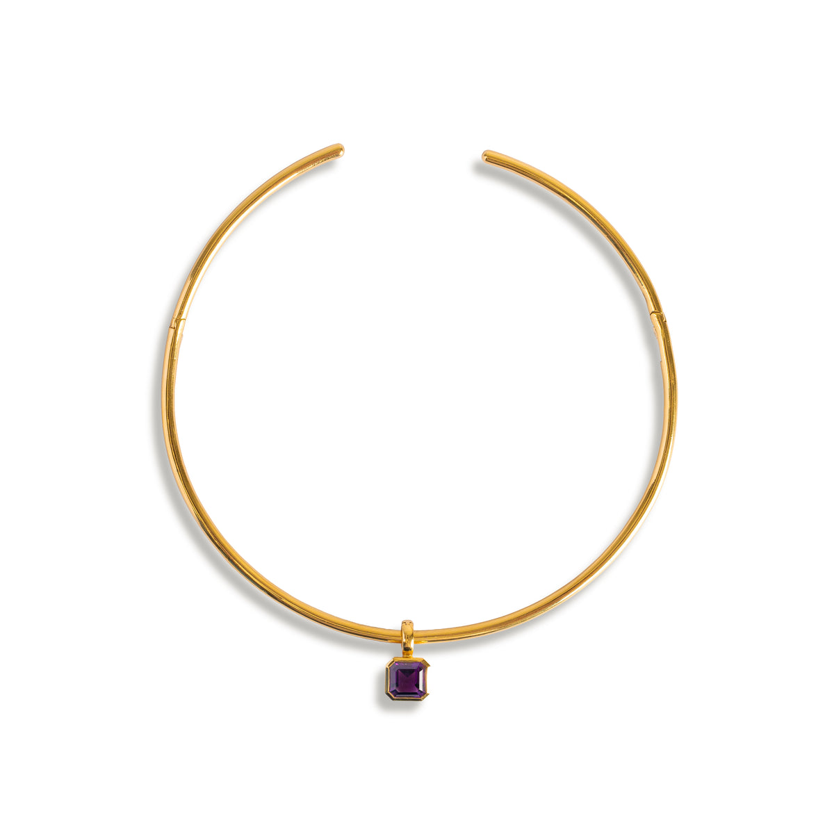 Amethyst Ascher Bezel Charm