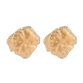 Scattered Diamond Flower Earring