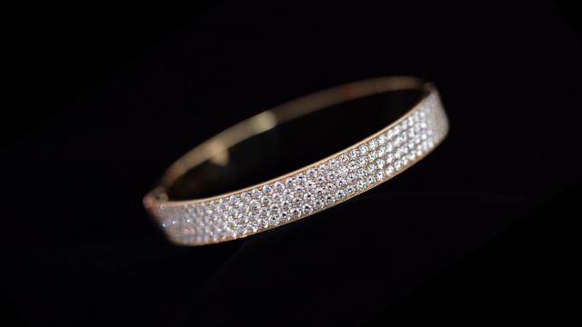 Revolve Diamond Bangle