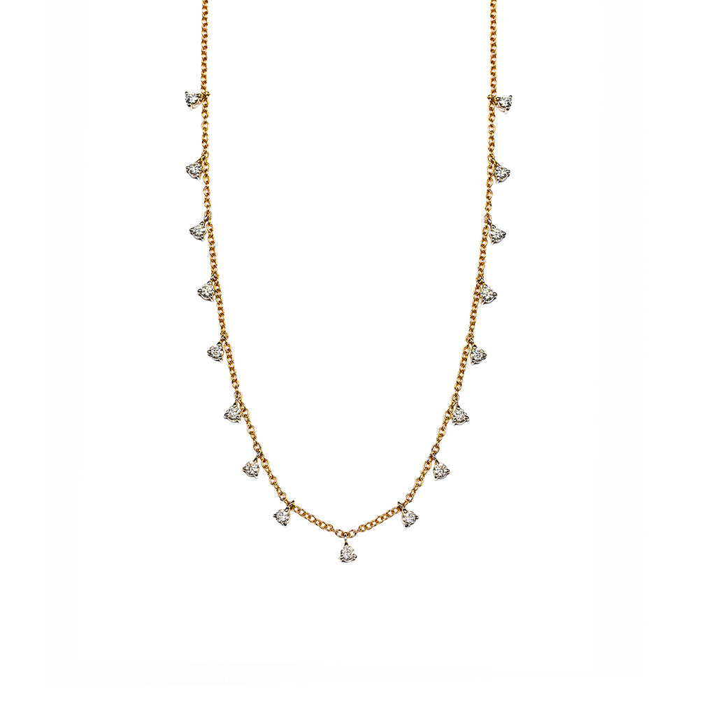 Diamond Drops Choker