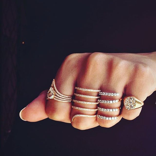 Five Row Twirl Ring