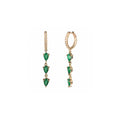 Emerald Droplets Hoop
