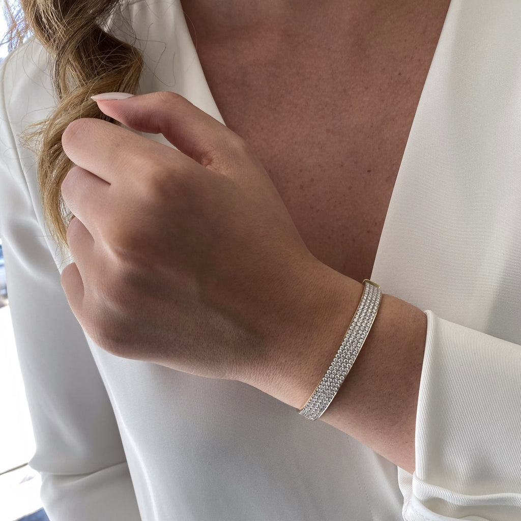 Revolve Diamond Bangle