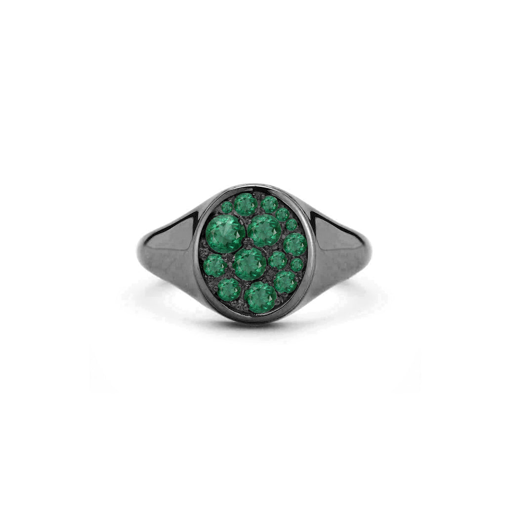 Emerald Signet Ring