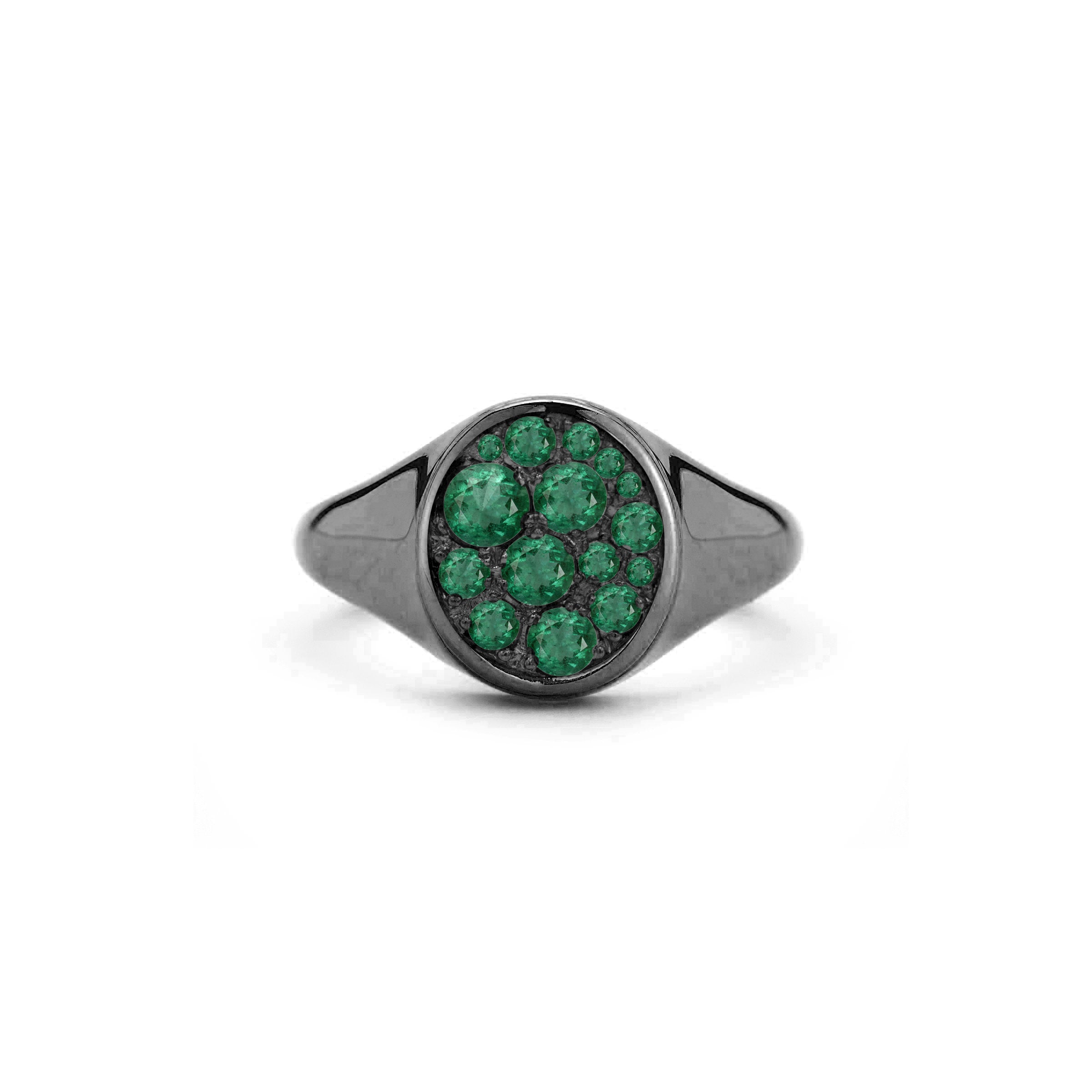 Emerald Signet Ring
