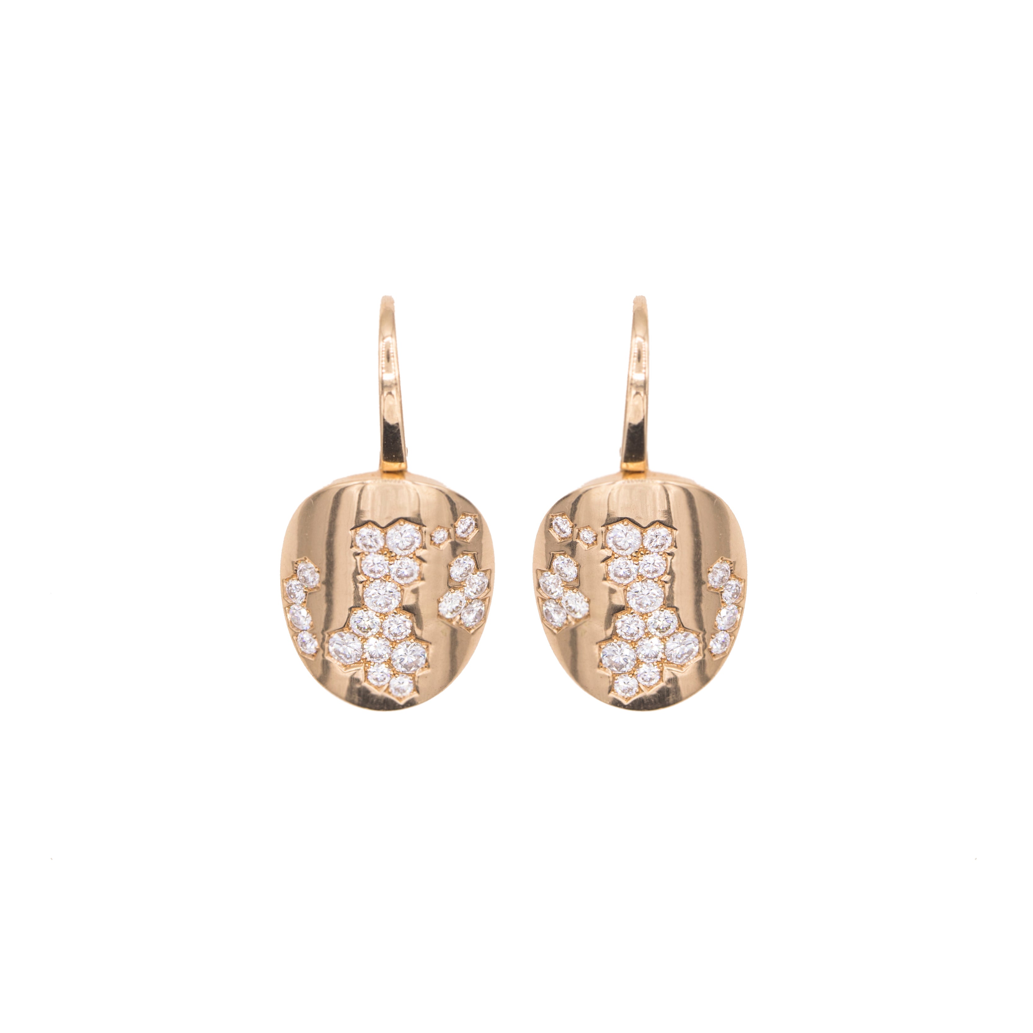 Honeycomb Hook Earring