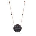Black Drop Diamond Pendant