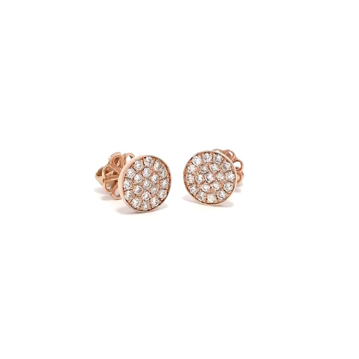 Small Round Pave Earring