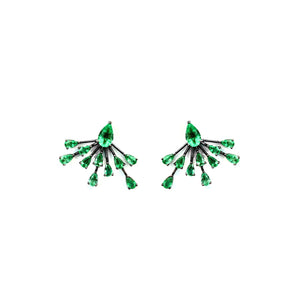 Emerald Firework Earring