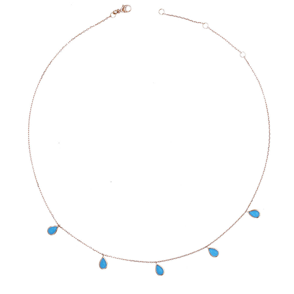 Turquoise Drop Necklace