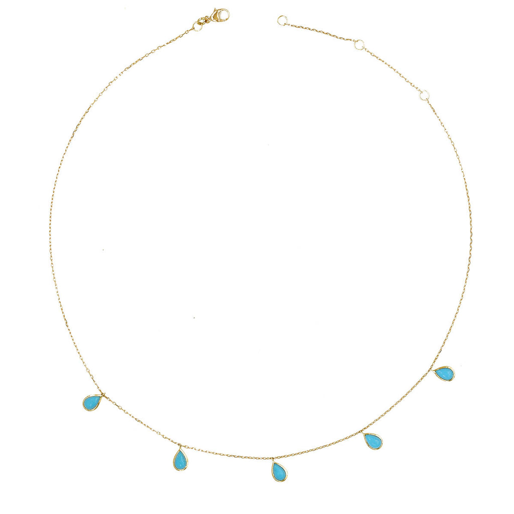 Turquoise Drop Necklace