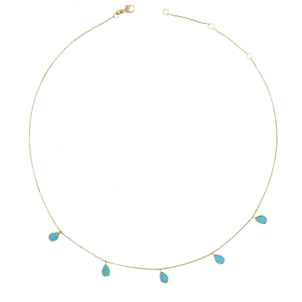 Turquoise Drop Necklace