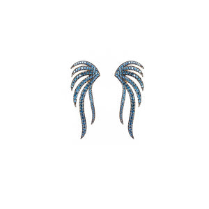 Blue Sapphire Angel Earring