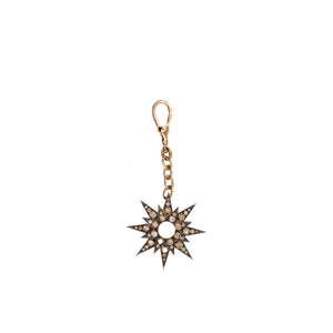 Starburst Brown Diamond Charm
