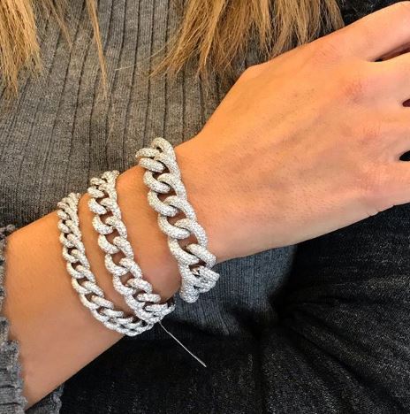 Connection Diamond Link Bracelet (Large)