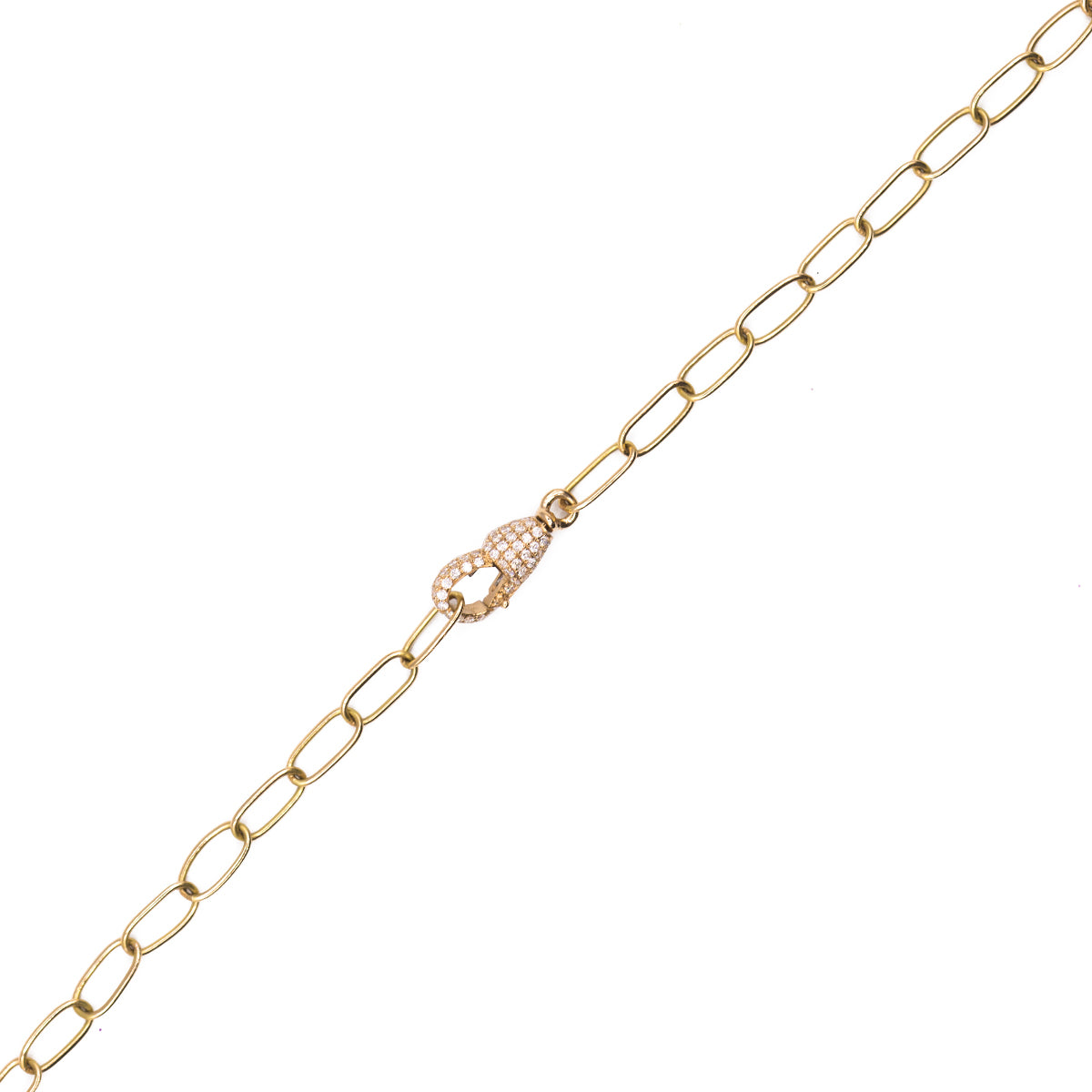 Eternity Diamond Lock Chain