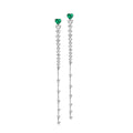 Heartbreak Emerald Diamond Earring
