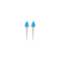 Turquoise Spike Earring