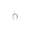 White Diamond Tapered Baguette Horseshoe