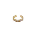 Yellow Gold One Row Earcuff