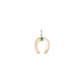 Emerald Tapered Baguette Horseshoe