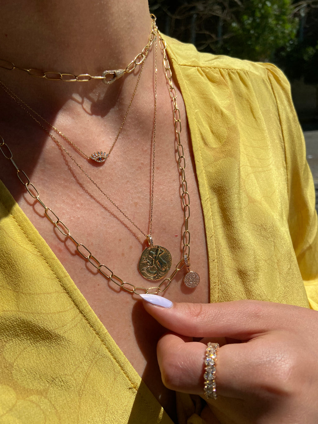 Mini Evil Eye Necklace