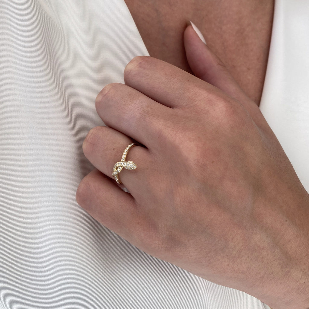Twisted Snake Ring II