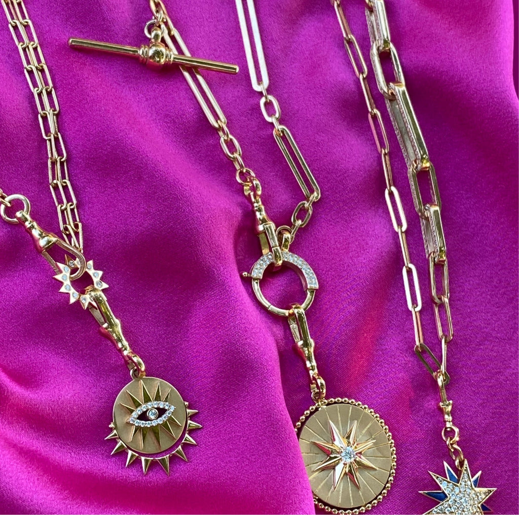 Betty Eye Diamond Charm