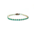 Emerald Pear Tennis Bracelet