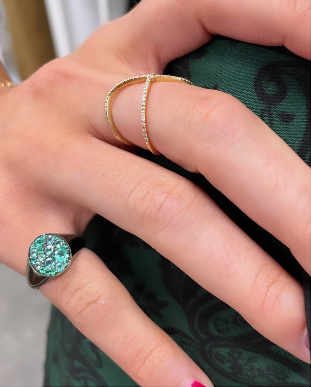 Emerald Signet Ring